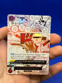 One Piece A Fist of Divine Speed Honesty Impact OP11-018 Manga Alternate Alt Art - Image 2