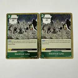 One Piece Electrical Luna OP06-038 Event Card x2 English Bandai - Image 1