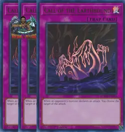 Yugioh! 3x Call of the Earthbound BLMM-EN174 Ultra Rare 1st Ed NM - Image 1