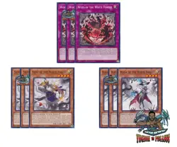 Yugioh! 3x Rucia Silvy Woes of the White Forest INFO Common 1st Ed NM - Image 1