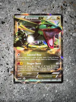 Pokemon TCG Cards Rayquaza EX 85/124 Dragons Exalted Ultra Rare Holo NM-M - Image 3
