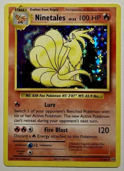 Ninetales 15/108 (MP) Holo Rare XY Series: Evolutions 2016 Pokemon Card TCG - Image 1