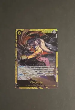Crocodile Op14 120 Secret Rare One Piece Card Game TCG English Mint Condition - Image 2