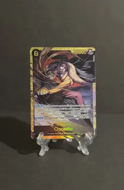 Crocodile Op14 120 Secret Rare One Piece Card Game TCG English Mint Condition - Image 4