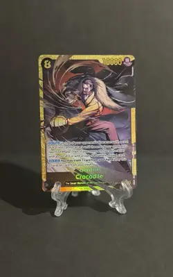 Crocodile Op14 120 Secret Rare One Piece Card Game TCG English Mint Condition - Image 5