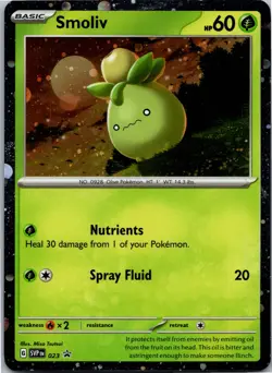 Smoliv - - SV: Scarlet & Violet Promo Cards 023 - Promo - NM Pokemon TCG - Image 1