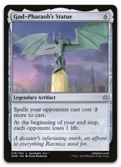 God-Pharaoh's Statue #238 (NM) War of the Spark WAR Magic MTG - Image 1