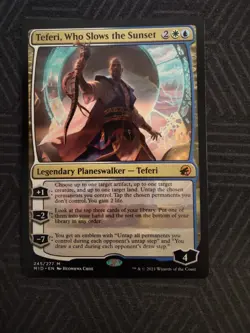 mtg teferi, who slows the sunset innistrad: midnight hunt - Image 1