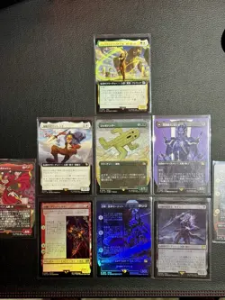 MTG Final Fantasy Japanese Collector Booster Card Lot Foil & Regular Rare Cards - Image 2