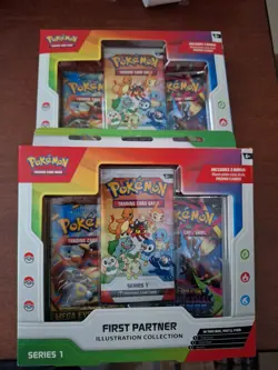Lot of 2 Pokemon first Partner Illustration Collection TCG Sealed - Image 3