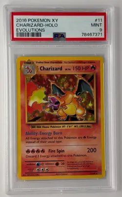 2016 Pokemon Xy Evolutions Charizard Holo 11/108 Psa 9 - Image 1