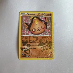 Stunfisk - Reverse Holo - RC12/RC25 Legendary Treasures - Pokemon TCG - 2013 - Image 2