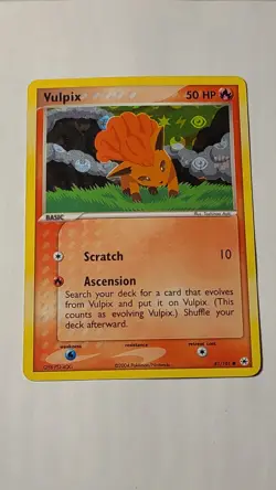 Pokemon 2004 Hidden Legends Vulpix 81/101 Reverse Holo LP - Image 1