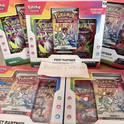Pokemon First Partner Illustration Collection Series 1 Promo Box X5 (LOT OF 5) - Image 4