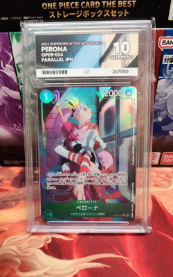 2024 ONE PIECE TCG Perona OP09-034 R (Alt Art) Japanese - Ace 10 - US Seller - Image 1