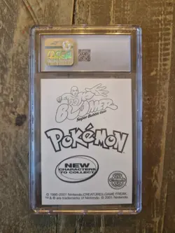 Lugia Holo Foil 2001 Pokemon Card Dunkin Boomer Sticker #249 Graded CGC 9 - Image 3