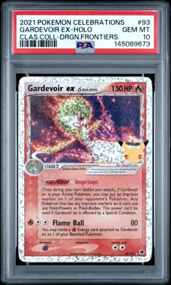 Pokemon Gardevoir EX Classic Collection Celebrations Card 93/101 PSA 10 GEM MINT - Image 1