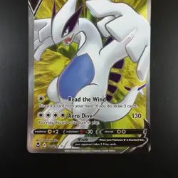 Lugia V 185/195 Pokemon Silver Tempest Full Art Holo Card - Image 3