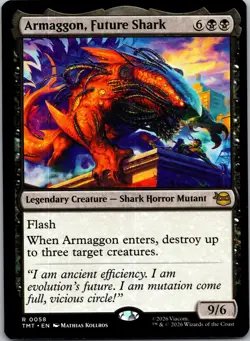 Armaggon, Future Shark R Teenage Mutant Ninja Turtles 58 NM - Image 1