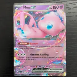 Mew EX 151/165 Scarlet & Violet 151 Double Rare Holo Pokemon TCG NM English - Image 1