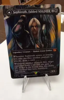 Sephiroth, Fabled SOLDIER (0317) (Borderless) Final Fantasy Regular - Image 2