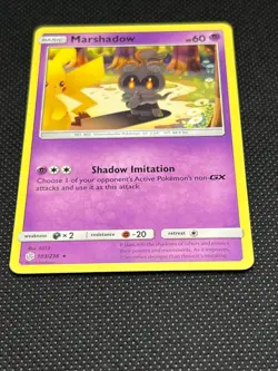 Pokemon Tcg Marshadow 103/236 Sun and Moon: Cosmic Eclipse Non Holo - Image 2