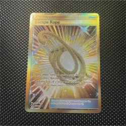 Pokemon Escape Rope Secret Rare Full Art Holo 163/147 SM-Burning Shadows - Image 1