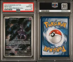 Pokemon Mewtwo SVP 052 Scarlet & Violet 151 Promo UPC PSA 10 Gem Mint - Image 3
