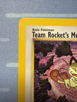 Team Rocket's Meowth! BLACK STAR PROMO 18 WoTC Non-Holo VINTAGE Pokemon 2000 - Image 2
