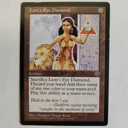 Lion's Eye Diamond - HP- - Mirage MIR - MTG - Image 1