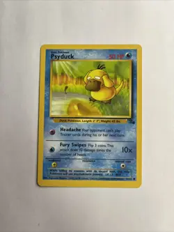 Psyduck 53/62 Pokemon Fossil Common NM - Image 1