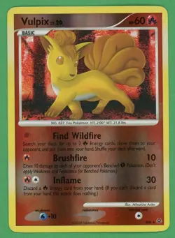 Vulpix Pokemon Platinum Secret Ultra Rare SH6 - Image 1