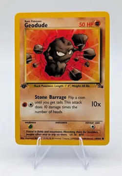 Pokemon TCG: Fossil First Edition - Geodude 47/62 - NM - Image 1