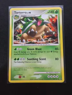 Pokemon TCG Torterra Platinum 39/127 Regular Rare Card - Image 1