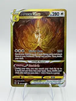 Arceus VStar GG70/GG70 Crown Zenith Galarian Gallery Pokemon Card NM - Image 1