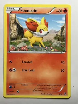 Fennekin Kalos Starter Set 8/39 MP-LP Pokemon Card - Image 1