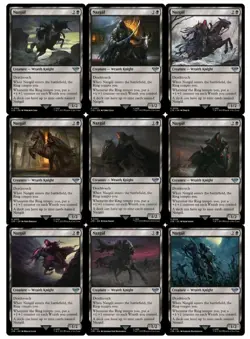 The Lord of the Rings- Nazgul Set of 9 (1 of each) ENGLISH - Magic MTG - Image 1