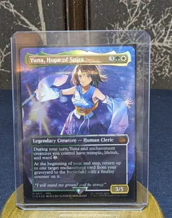 Magic: The Gathering Yuna Hope of Spira Borderless Chocobo M0571 FFX Foil Card - Image 3