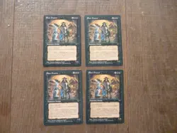 MTG 4 x Ebon Praetor rare card Fallen Empires Magic The Gathering playset - Image 1