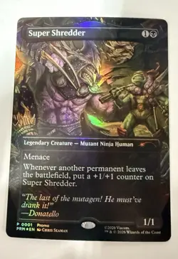 Foil Super Shredder, mTG Spotlight Series Promo Top 128 - Image 1