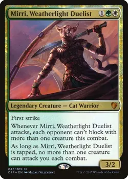 MTG Foil - Mirri, Weatherlight Duelist - 43 / NM / English - Image 1