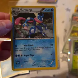 Pokemon Greninja 14/39 Kalos Starter Set Common Holo 140 HP Aqua Edge - Image 1