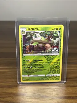 Torterra 9/156 Pokemon League Promo | Reverse Holo Stamped Pokemon Card - Image 1