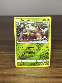 Torterra 9/156 Pokemon League Promo | Reverse Holo Stamped Pokemon Card - Image 2