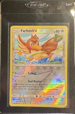 Farfetch'd Reverse Holo Uncommon 127/181 Pokemon TCG Sun & Moon Team Up NM - Image 3