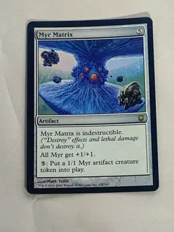 MTG FOIL Myr Matrix Darksteel Magic the Gathering - Image 1