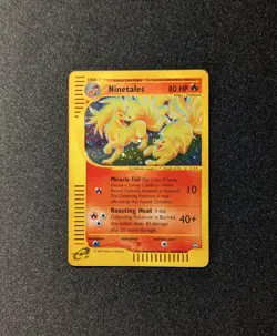 Pokemon AQUAPOLIS - #H19/H32 Ninetales - Holo - ENG - Moderately Played - Image 3