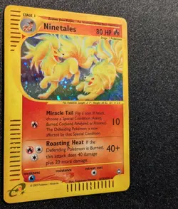 Pokemon AQUAPOLIS - #H19/H32 Ninetales - Holo - ENG - Moderately Played - Image 5