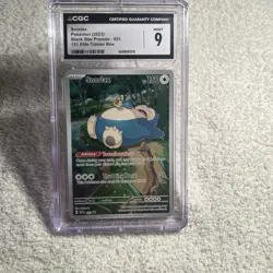 2023 Pokemon Cgc Mint 9 Snorlax Black Star Promos 051 151 Trainer Box - Image 1