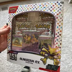 POKEMON 151 ALAKAZAM EX COLLECTION SEALED BOX - Image 4
